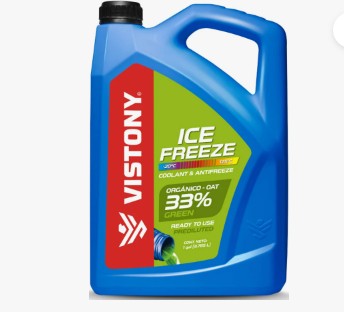 COOLANT VISTONY 33% VERDE ORGANICO 4L