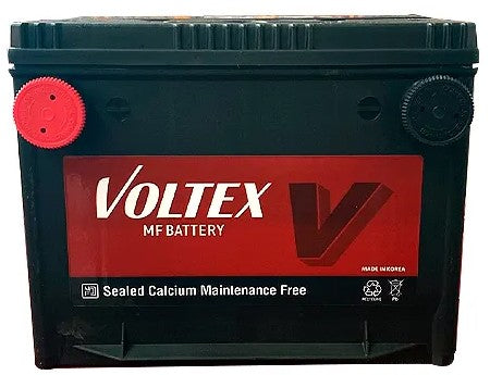 BATERIA VOLTEX 60AMP. 75-550 (CCA550) + - BORNE LATERAL POSITIVO IZQUIERDA KOREA