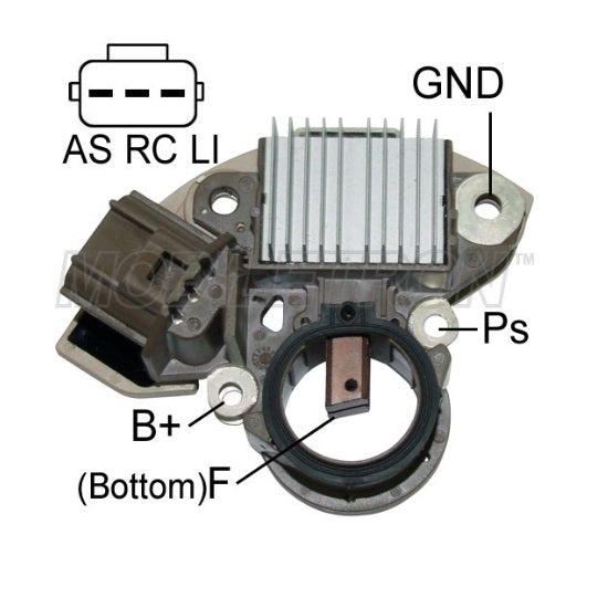 RE-VRH200998 REGULADOR MOBILETRON 12V (IM-529) ENC. MITSUBISHI TERMINALES AS-RC-LI, FORD REGITAR VRH200998, A866T52970, CY0118W70, MAZDA 6 3.7, MAZDA CX-9 3.7 2007-2014