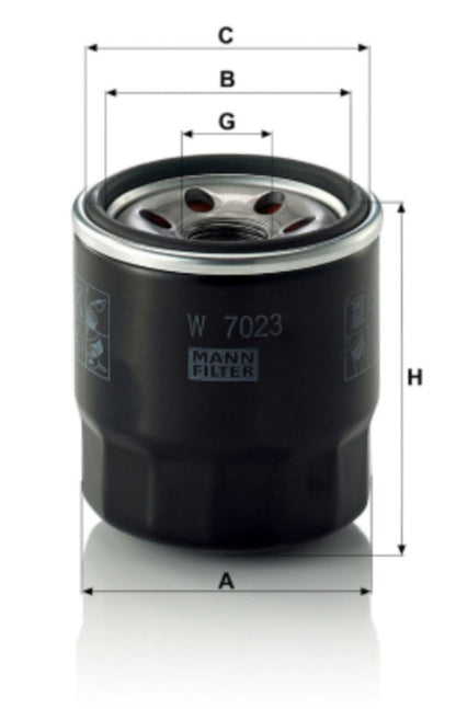 W-7023 FILTRO DE ACEITE MANN