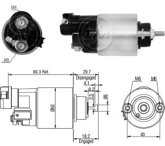 ZM-7705 SOLENOIDE ZM HONDA FIT 12V