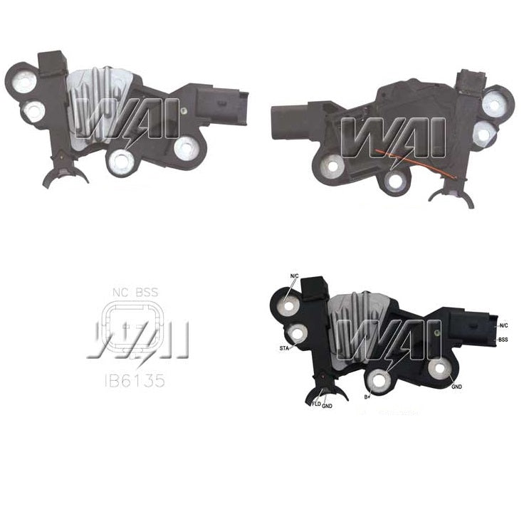 IB-6135 REGULADOR TRANSPO	BMW 2010 - 2016 REGULADOR 12V SEÑAL NC ENC. BOSCH F00M346135