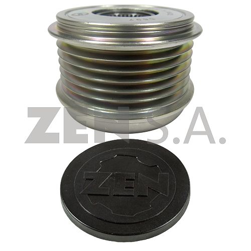 POL-5697 POLEA RUEDA LIBRE 6PK, DIAMETROS 55 61MM, 17MM EJE, M16, CW, 10MM REBAJE, 39.5MM QALTO, AUDI VOLKSWAGEN VW AMAROK ARTEON ATLAS BEETLE GOLF